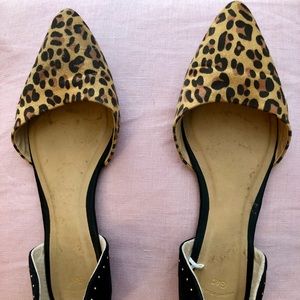 GAP leopard stud sexy flats
